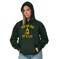 thumbnail image 3 of Camping Its Lit Pun Outdoors Nature Hoodie Sweatshirt Women Men Brisco Brands 2X, 3 of 6
