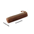 thumbnail image 3 of Portable Leather Pen Case Lightweight Fountain Pen Protector with Zippered Closure for Daily Use, 3 of 8