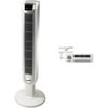 Lasko 36" Tower Fan with Remote Control and Clip Stik® Ultra Slim Desk Fan Set