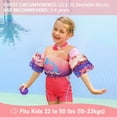 thumbnail image 5 of OldPAPA Kids Swim Vest,Toddler Flotation Life Jacket with Arm Wings Trainer Vests Swimming Aid Jacket with Straps and Buckles for Boys/Girls,22-60lbs / 2-9 Years,Mermaid, 5 of 7