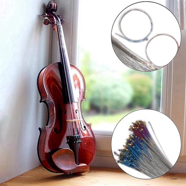 Cuerdas de ViolíN de 40 Piezas Cuerda ElectróNica para ViolíN Accesorio de Cuerdas de ViolíN para Instrumentos 4/4 3/4 ViolíN
