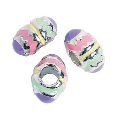 Easter Egg Bead - IN-13725829 Easter Egg Large Hole Beads 24 Piece(s) 2PK