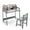 Grey, variant on UNICOO® Height Adjustable Bamboo Kids Desk and Chair Set - Ergonomic Kid Desk and Chair Set for Study, Writing, and Homework - Durable and Eco-Friendly Kids' Desks for Home and School (White 01)