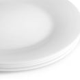 thumbnail image 4 of Gibson  Ultra Farthington 4 Piece Opal Glass Dinner Plate Set in White - 10 in, 4 of 5