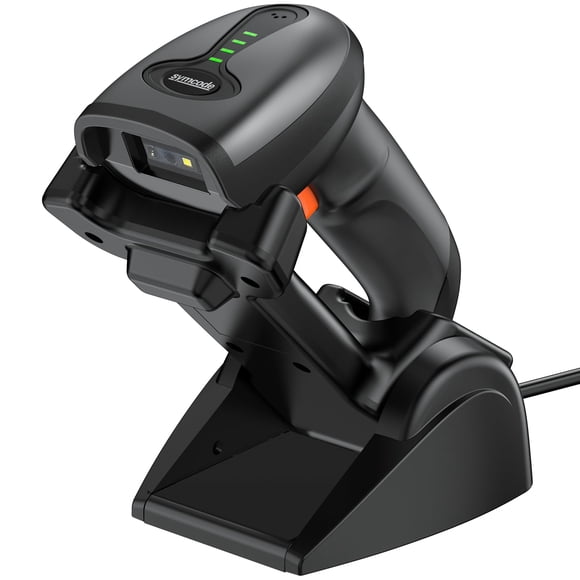 Escáner de código de barras Symcode 4590DA Bluetooth 2D 1D con soporte