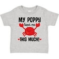 thumbnail image 3 of Inktastic My Poppy Loves Me Grandchild Boys or Girls Toddler T-Shirt, 3 of 5