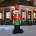 thumbnail image 2 of Gemmy Inflatable Nutcracker LED Lighted Outdoor Yard Decoration - 8 ft, 2 of 3