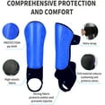 thumbnail image 2 of Soccer Shin Guards, Slip and Slide Protective Soccer Gear for Youths and Adults, Padded Shin Protection Equipment with Ankle Support and Adjustable Straps for Comprehensive Protection, 2 of 3