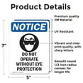 thumbnail image 2 of (2 Pack) Do Not Operate Without Sign, 2 of 7