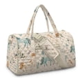 thumbnail image 2 of Garronmavis Large Quilted Duffle Bag for Women Cute Horse Print Weekender Bag Overnight Carry On Tote with Zipper Pocket Gym Dance Travel Bag, 2 of 7