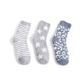 thumbnail image 3 of Nollia Women's Fuzzy Cozy Warm Sherpa Thick Knit Slipper Socks 3 Pack Set (Brown Pattern), 3 of 6