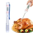 thumbnail image 2 of Luxtrada Instant Read Digital Electronic Kitchen Cooking BBQ Grill Food Meat Thermometer White, 2 of 9