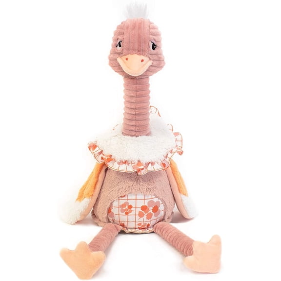 Les Deglingos Orginals Plush Animal | Pomelos the Ostrich