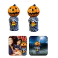 thumbnail image 3 of 2 Pcs Décoration de Jardin Miniature Créative Tête de Citrouille Halloween, 3 of 6
