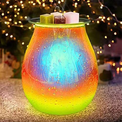 Calentador de combustible eléctrico Wax Melt Heater Dicimi, vidrio, gota de agua
