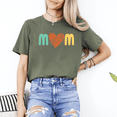 thumbnail image 2 of Mom Heart Graphic Tee Mothers Day Gift Retro Style Family Love Shirt Casual Soft Top, 2 of 6
