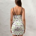 thumbnail image 4 of Ladies Elegant Sling Sleeveless Sexy Dress floral, 4 of 6