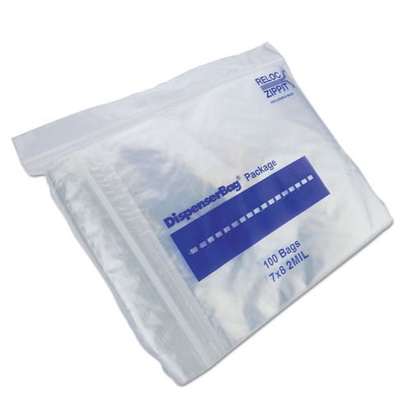 Plastic Zipper Bags, 2 mil, 7" x 8", Clear, 1,000/Box, 2 Boxes/Carton | Bundle of 2 Boxes