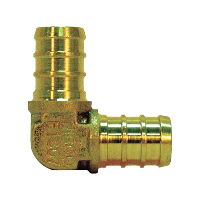 Conexión para mangueras NIBCO ELB de 3/8 x 3/8 pulgadas, PEX, sin plomo