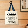 thumbnail image 3 of ThisWear Gifts for Nana Gifts for Grandma Nana You Are A Special Gift From Above Poem Navy Handle Canvas Tote Bag, 3 of 3