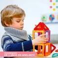 thumbnail image 3 of 100 Piezas Bloques Magnéticos YEI Para Construccion Colores Iman, 3 of 7