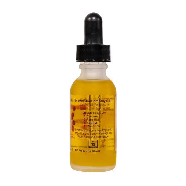 Queen B Cran Serum Firming Toning Natural Face Serum with Vitamin C 1oz