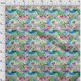 thumbnail image 4 of oneOone Rayon Light Pink Fabric Tropical Sewing Craft Projects Fabric Prints By Yard 56 Inch Wide, 4 of 5
