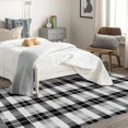 thumbnail image 4 of Buffalo Check Rug Indoor - Buffalo Check Rug & Home Decor, Buffalo Plaid Rugs for Entryway, Washable Rugs, 2x3 Area Rug, Non Slip Soft Low Pile Indoor Door Mat, Black and White Checkered Carpet, 4 of 7
