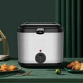 thumbnail image 4 of Electric Oil Fryer, US Plug 110V 1000W 2.5L Electric Deep Fryer  for Chicken Steak, 4 of 7