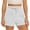 A40-White, variant on Sokhug Sweat Shorts for Women Casual Elastic Drawstring High Waisted with Front Seam Detail Running Shorts