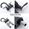 thumbnail image 4 of IVV Modern 3 Hole Matte Black Bathroom Faucets,4 Inch 2 Handles Centerset Bathroom Sink Faucet, 360 Degree Swivel Spout Bathroom Sink Faucet,Sink Faucets for RVs Bathroom Vanity, 4 of 7