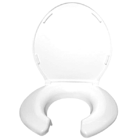 Highline Comfort Height Toilet - Big John Built for Comfort Original Large Oversized Toilet Seat 3W