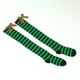 thumbnail image 3 of Calcetines largos hasta la rodilla para mujer, lisos, con lazo navideño y bola, cálidos, para mujer, 3 of 3