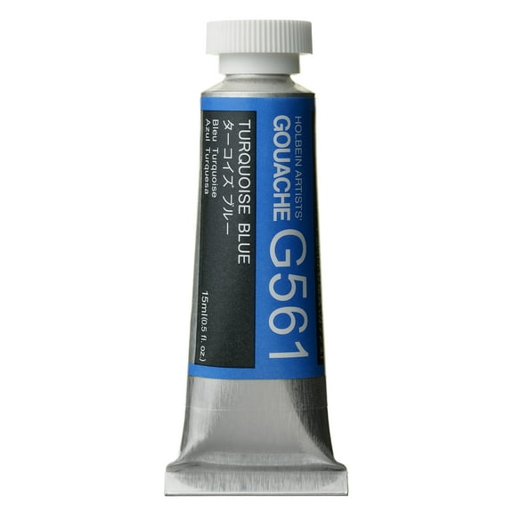 Holbein Designers' Gouache, 15ml, Turquoise Blue