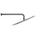 thumbnail image 5 of Westbrass 16" Square Rainfall Shower Head with 19" Wall Mount 90-Degree Arm, Satin Nickel, 5 of 10