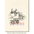 thumbnail image 3 of Deep Red Cling Stamp 3"X3"-Secret Of Life, Pk 2, Deep Red Stamps, 3 of 4