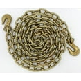 thumbnail image 4 of Peerless Chain Utility Yellow Zinc Plated Tow Chain & Hooks, 1/4" x 12', #4861210, 4 of 5