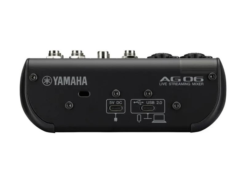 Yamaha AG06MK2BK 6 Ch Mixer And Usb Interface
