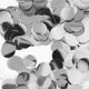 thumbnail image 4 of 1 paquete de 40 g de lentejuelas redondas confeti papel de aluminio dispersa mesa confeti globo de relleno decoración fuentes del partido (plata), 4 of 7