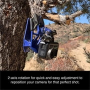 Versatile Gripper Mount for GoPro or DJI Osmo Action Camera - Stealth Black