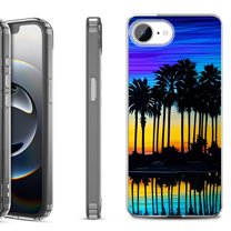 Shockproof Protective Phone Case for iPhone 16e, by OneToughShield - Palmtree