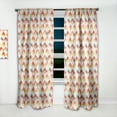thumbnail image 2 of Designart 'Colorful Circles With Abstract Pattern' Modern Curtain Panel, 2 of 5