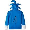 thumbnail image 2 of Boys Sonic The Hedgehog Shadow,Tails and Knuckles Cosplay Zip Up Fleece Hoodie-Boys 4-20 Royal, 2 of 5