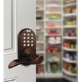 thumbnail image 6 of Keyless Entry Lever Handle Door Lock with Electronic Digital Keypad Oil Rub Bronze, 6 of 7