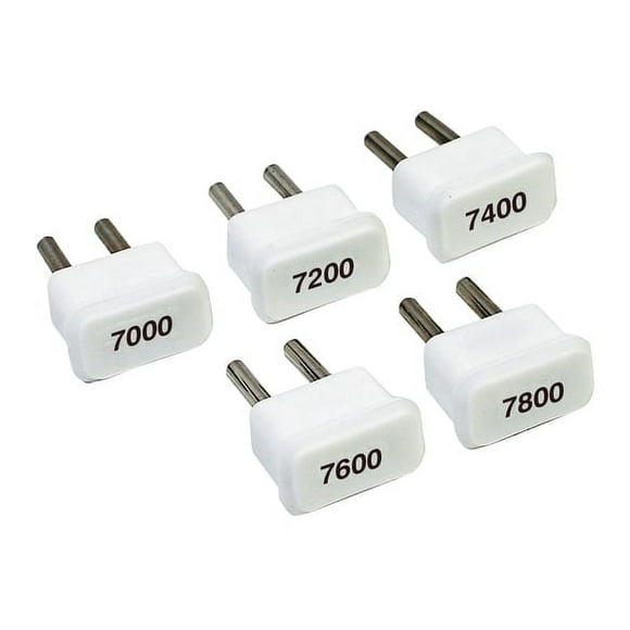 MSD Ignition Rev Limiter Module 8747 Even Increments; For Use With MSD Ignition Controls; Includes 1 Of Each 7000/7200/7400/7600/7800 Rev Limiter RPM Modules