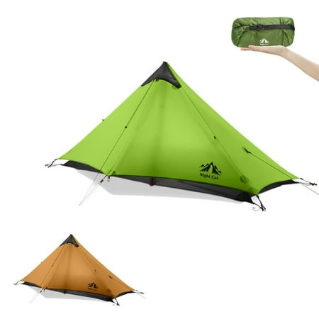 Night Cat 1 Person Trekking Pole Tent for Backpacking Hiker - Ultralight Tent