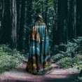 thumbnail image 5 of Kdxio Vintage Pickup Sunflower Dog Print Hooded Cloak Unisex Cloak with Hood Halloween Christmas Cape Cosplay Costume, 5 of 6