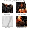 thumbnail image 4 of luoweisi Men's Beach Shorts Quick Dry Swim Trunks with Mesh Lining Halloween Bat XL, 4 of 5