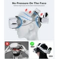 thumbnail image 3 of VR Head Strap with Battery for Oculus Quest 2/3S/3, QQV VR Headset Accessories with 10000mAh Battery Pack Enhanced Support and Comfort,Headstrap with Double Adjust Knob Enhanced, 3 of 9