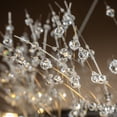 thumbnail image 5 of AloaDecor Modern Firework Crystal Chandelier for Dining Room and Living Room Chrome 16 W 47.2" 25 to 36 Inches Chrome 37 to 48 Inches, 5 of 5